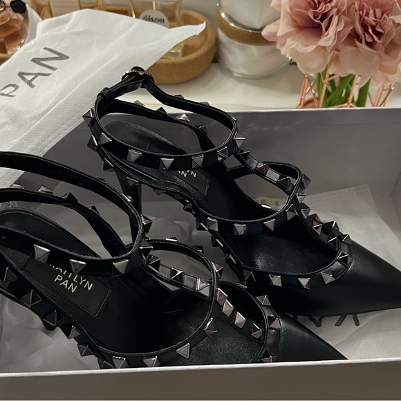 Kaitlyn Pan Studded High Heels size 6.5 - Picture 6 of 7